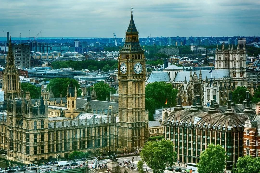 Big Ben and the Houses of Parliament in London, United Kingdom