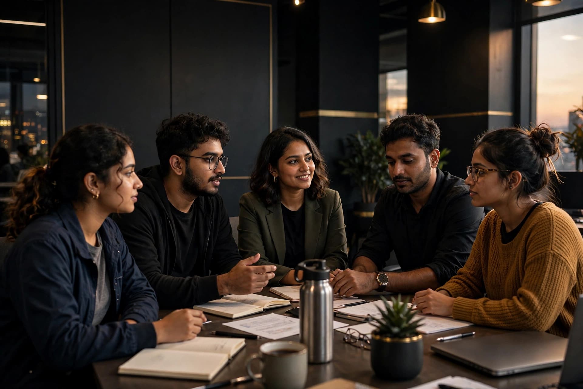 The Fly Global Consultancy team in a case review meeting